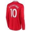 Jalkapallo Pelipaidat/Peliasut Manchester United Rashford 10 Kotipelipaita 2022-23 Pitkähihainen